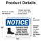 Signmission 10 in Height, 14 in Width, Vinyl Decal, Rectangle OS-2PACK-NS-D-1014-L-10686 - alternate 2